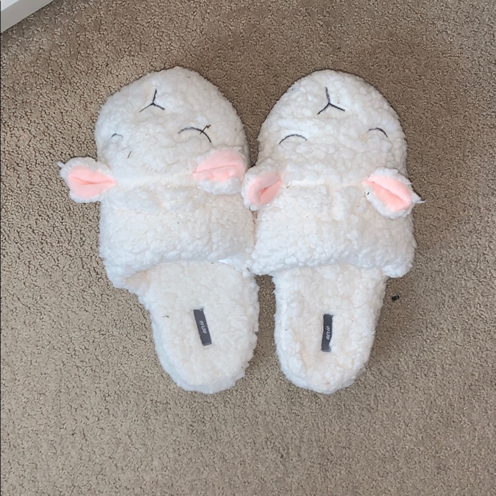 Aerie sheep slippers